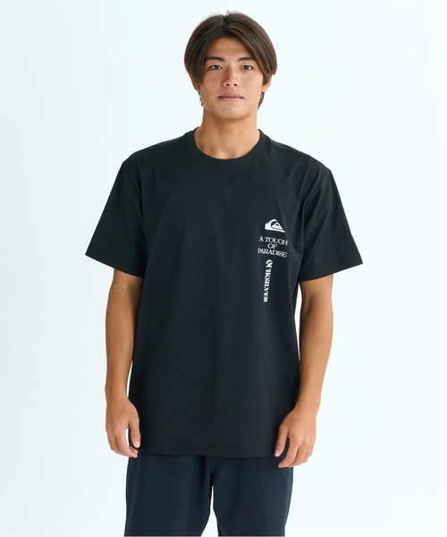 ★QUIKSILVER★半袖 ラッシュガード/ ルーズフィット Quiksilver ラッシュガード DOUBLE LOGO SS /クイックシルバー