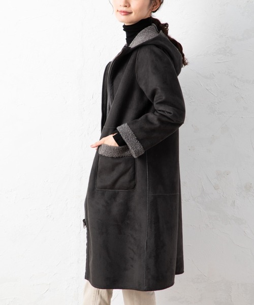 aunt lily」 「ZelalSports」コート 7号 チャコールグレー レディース