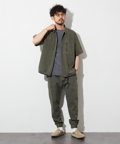 メンズウェア efflorescence open collar shirt efflorescence open collar shirt