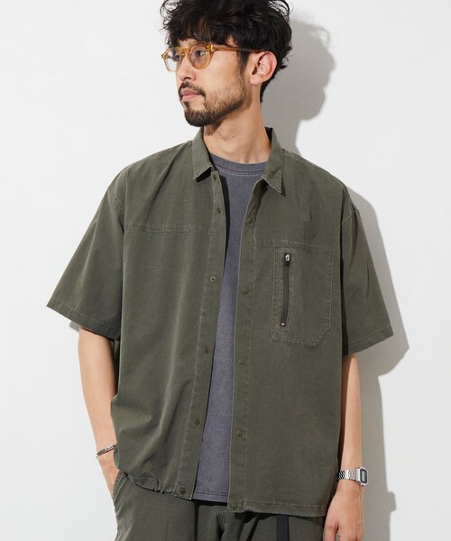 FREAK'S STORE シャツ AIR TECH BREATH Open Collar Shirt