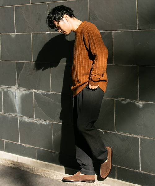 「URBAN RESEARCH ROSSO MEN」 長袖ニット SMALL ブラック メンズ_画像4