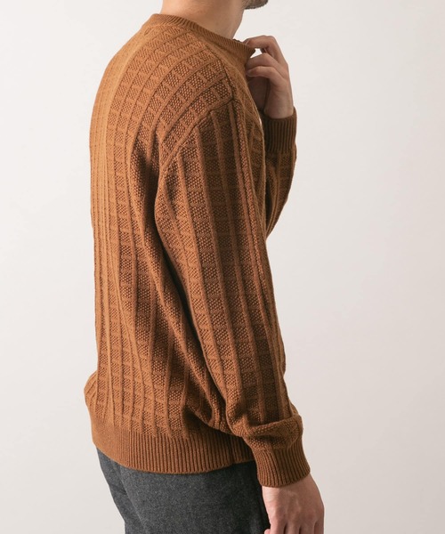 「URBAN RESEARCH ROSSO MEN」 長袖ニット SMALL ブラック メンズ_画像8