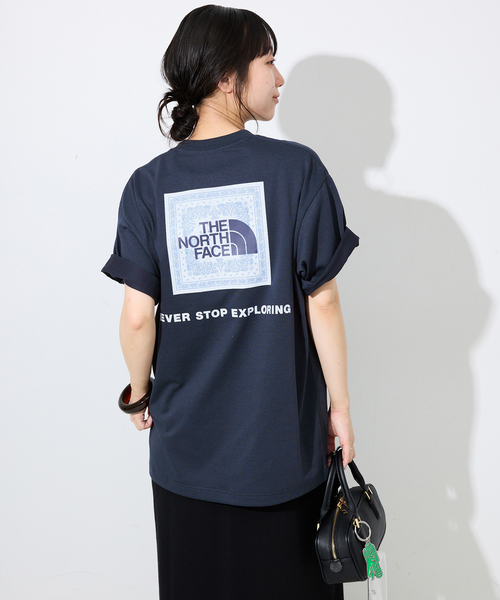 THE NORTH FACE ザ・ノース・フェイス 半袖 Tシャツ レディース BANDANA SQUARE LOGO NTW32446 楽天市場】【メール便送料無料】ザ・ノース・フェイス Tシャツ