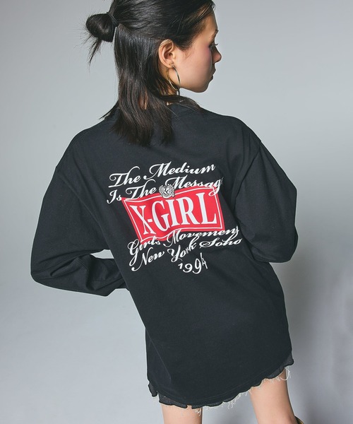 tシャツ NARROW LOGO L/S TEE レディース メンズ