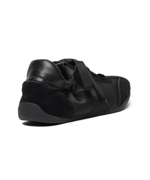 無料配送 ◆clor ◆ SCRUNCH LACEUP FLAT SNEAKERS clor スニーカー SCRUNCH LACE UP FLAT SNEAKERS レディース