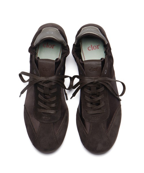 無料配送 ◆clor ◆ SCRUNCH LACEUP FLAT SNEAKERS clor スニーカー SCRUNCH LACE UP FLAT SNEAKERS レディース