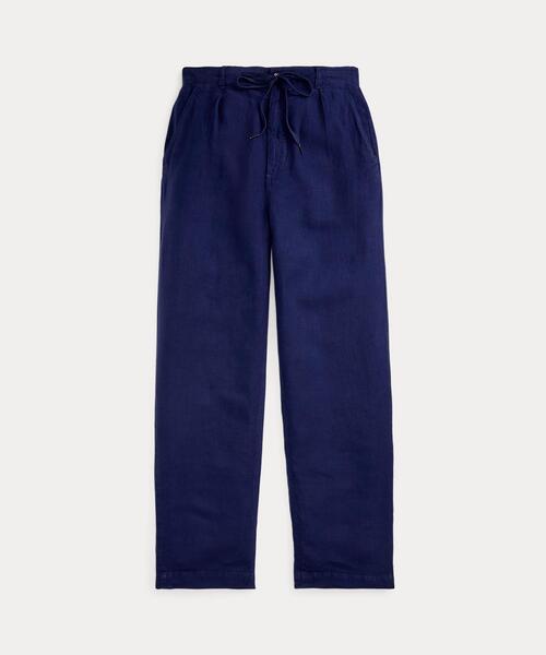 ラルフローレン　リネン　パンツ　ネイビー　メンズ　レディース POLO RALPH LAUREN パンツ Lateef リラックス フィット