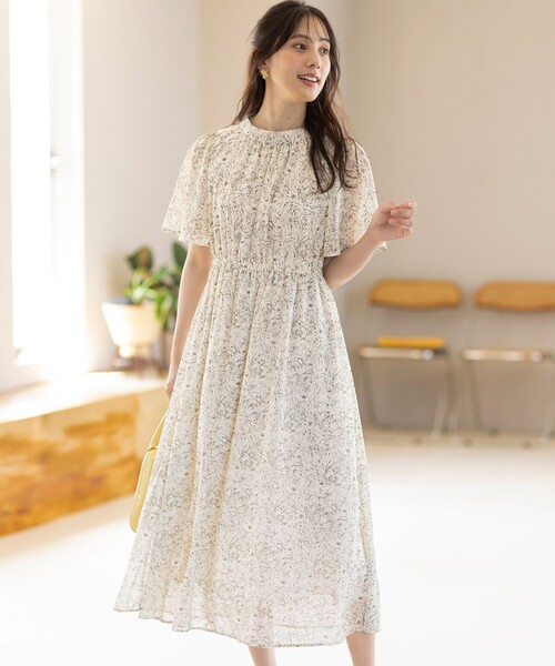 ANY SIS（エニィスィス） ワンピース 「洗える」プリント ワンピース