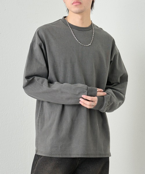 「COLONY 2139」 長袖Tシャツ MEDIUM チャコールグレー メンズ