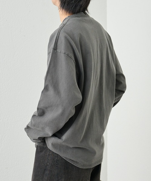 「COLONY 2139」 長袖Tシャツ MEDIUM チャコールグレー メンズ