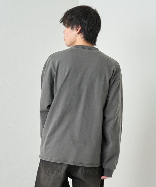 「COLONY 2139」 長袖Tシャツ MEDIUM チャコールグレー メンズ