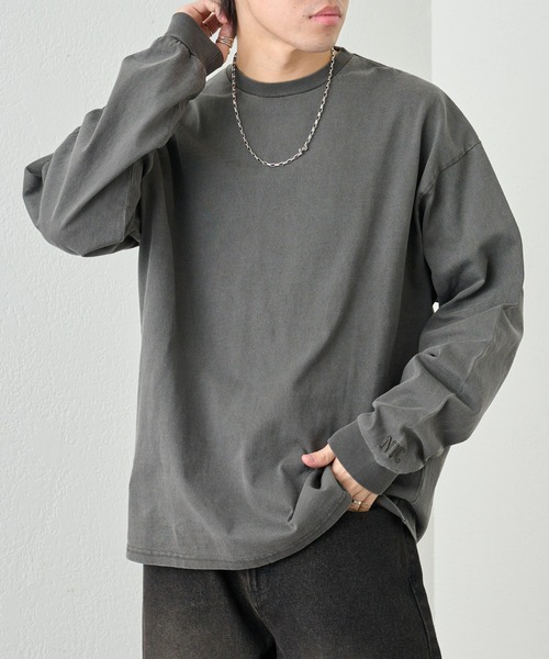 「COLONY 2139」 長袖Tシャツ MEDIUM チャコールグレー メンズ