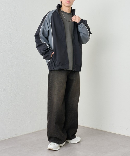 「COLONY 2139」 長袖Tシャツ MEDIUM チャコールグレー メンズ