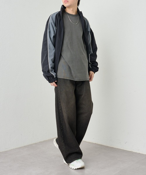 「COLONY 2139」 長袖Tシャツ MEDIUM チャコールグレー メンズ