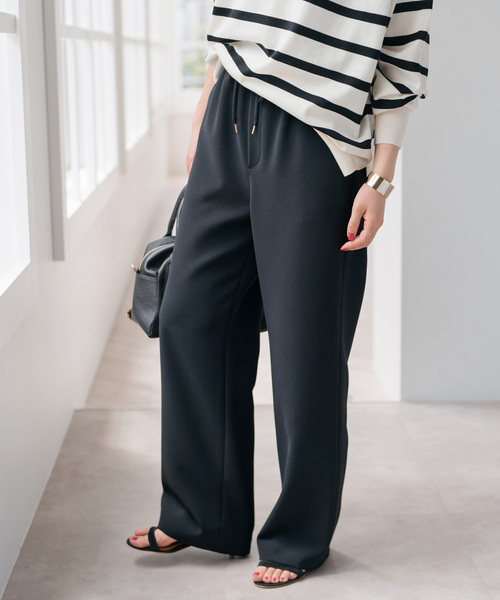 Spick＆Span パンツ ダブルクロスイージーパンツ レディース