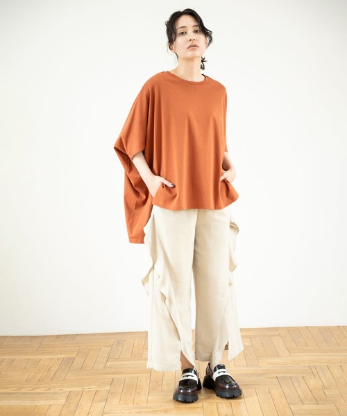 OSMOSIS パンツ フリル切替パンツ レディース : ZOZOTOWN Yahoo