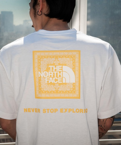 「THE NORTH FACE」 半袖Tシャツ S ブルー メンズ