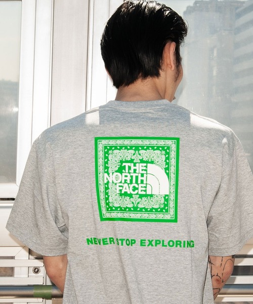 「THE NORTH FACE」 半袖Tシャツ S ブルー メンズ