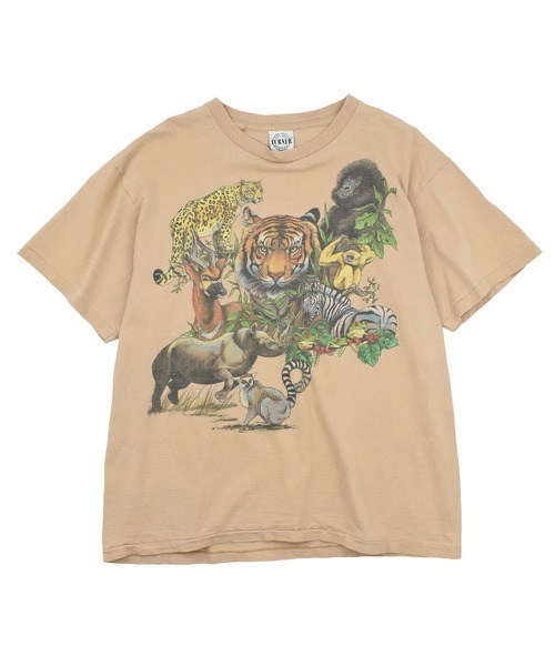VINTAGE tシャツ 「USED」90's TURNER アニマル Tシャツ USA製 メンズ