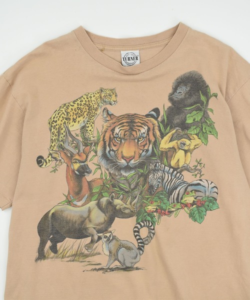 VINTAGE tシャツ 「USED」90's TURNER アニマル Tシャツ USA製 メンズ