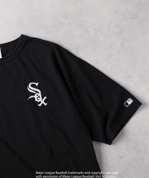 「MLB」 半袖Tシャツ M グリーン メンズ