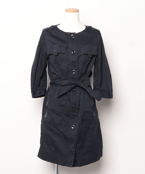 ADOREワンピース 36 ADORE 「ADORE」 7分袖ワンピース 36 ネイビー