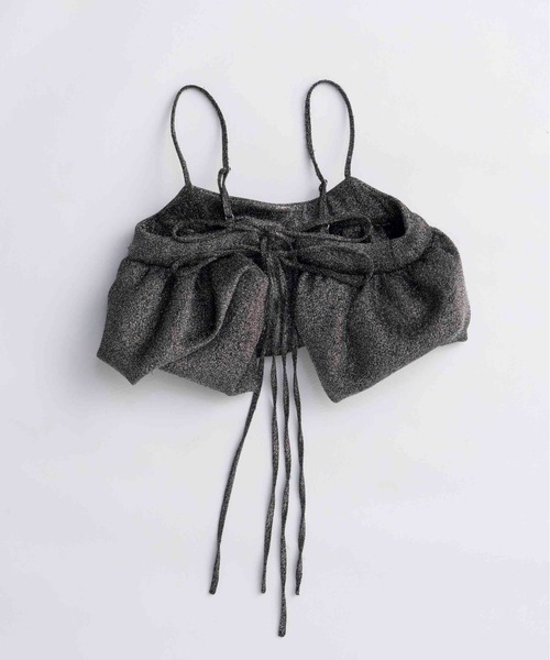 ブラウス シャツ Glitter Volume Balloon Bustier/グリッターボリュームバルーンビスチェ レディースの画像
