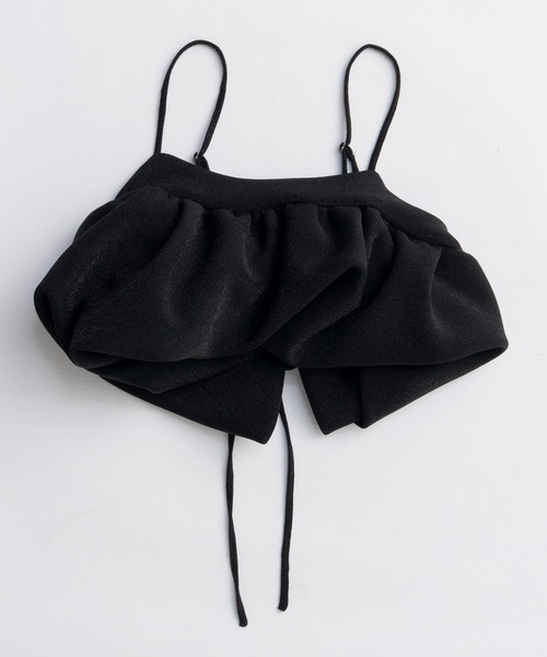 ブラウス シャツ Glitter Volume Balloon Bustier/グリッターボリュームバルーンビスチェ レディースの画像