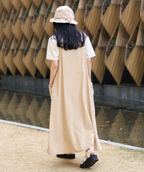 未使用 FREAK'S STORE（F）別注サロペットスカート FREAK'S STORE スカート ベルト付き ナイロン サロペット
