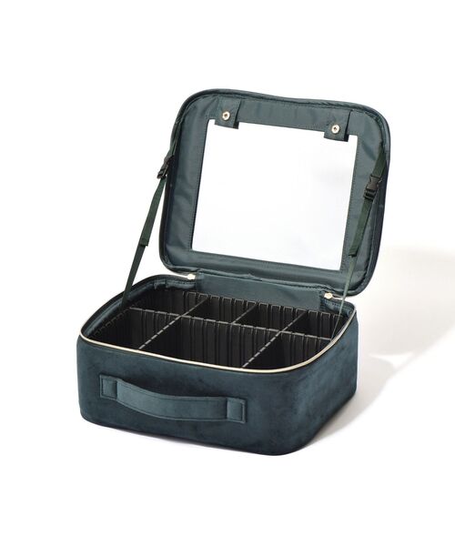 Francfranc（フランフラン） ポーチ ベロアリボン メイクバッグ