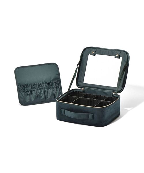 Francfranc（フランフラン） ポーチ ベロアリボン メイクバッグ