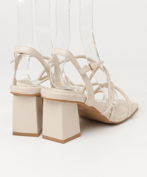 「R&E rosessence」 ヒールサンダル S ベージュ レディース_画像2