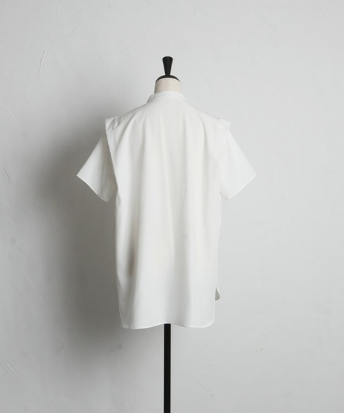 「&. NOSTALGIA」 半袖ブラウス M オフホワイト レディース_画像5