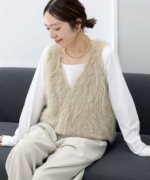 Aletta vita tシャツ シルキーコットン2WAYスクエアカットソー