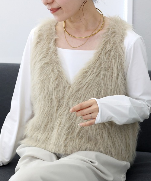 tシャツ シルキーコットン2WAYスクエアカットソー レディース | Aletta vita | 07