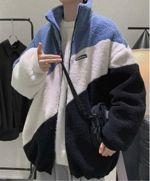 link lot ブルゾン アウター 「25年秋冬新作」ボアフリースカラー