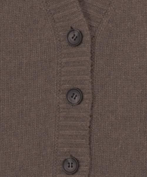 し*わ様 HAMILTONウールカシミヤカーディガン　アイボリー HAMILTONウールカシミヤカーディガン