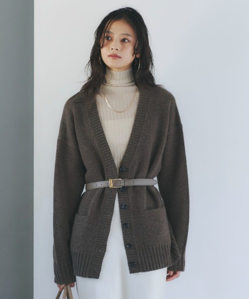 anuans（アニュアンス） カーディガン HAMILTONウールカシミヤ