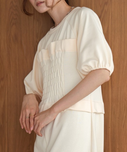 「Bab」 半袖ワンピース S チャコールグレー レディース_画像5