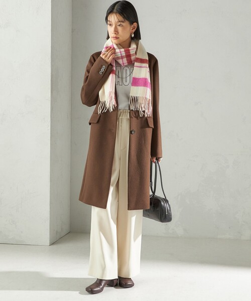 SHIPS（シップス） マフラー ストール カシミヤ リバーシブル マフラー