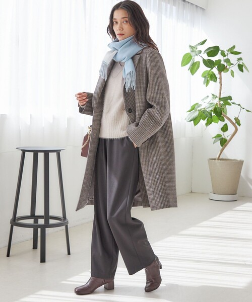 SHIPS（シップス） マフラー ストール カシミヤ リバーシブル マフラー