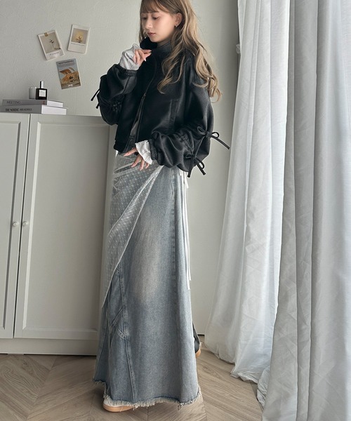 「mily bilet」 ブルゾン MEDIUM ブラック レディース_画像3