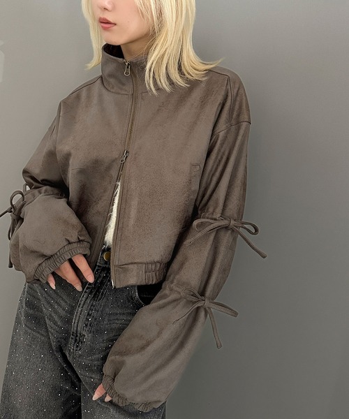 「mily bilet」 ブルゾン MEDIUM ブラック レディース_画像5