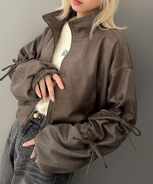 「mily bilet」 ブルゾン MEDIUM ブラック レディース_画像8