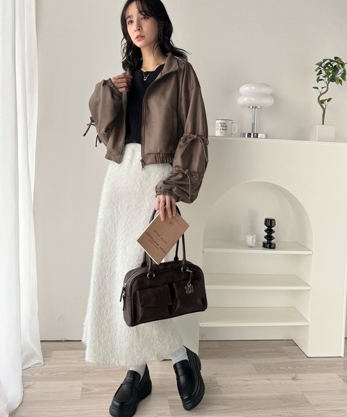 「mily bilet」 ブルゾン MEDIUM ブラック レディース_画像9