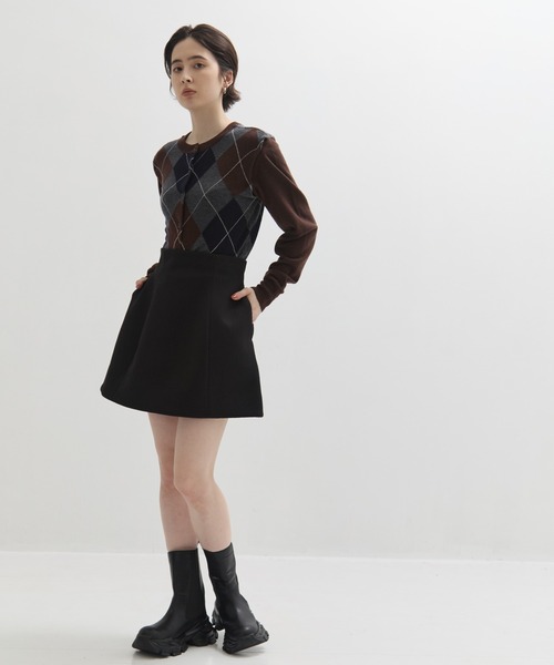CLANE（クラネ） スカート 「CLANE/クラネ」CONSTRUCTIVE MINI SKIRT