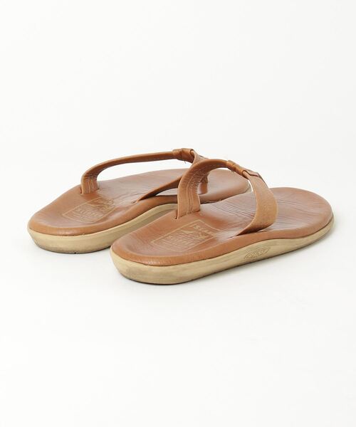 「ISLAND SLIPPER」 フラットサンダル US6 ブラウン レディース_画像2