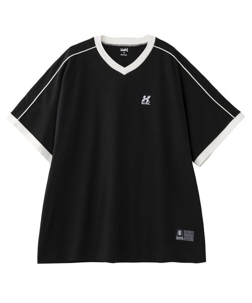 X-girl（エックスガール） 半袖ワンピース M ブラック レディース