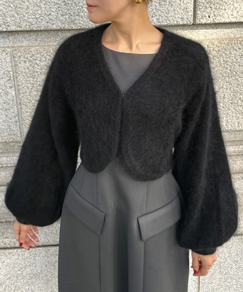 カーディガン ふわふわウールボレロ レディース : ZOZOTOWN Yahoo!店