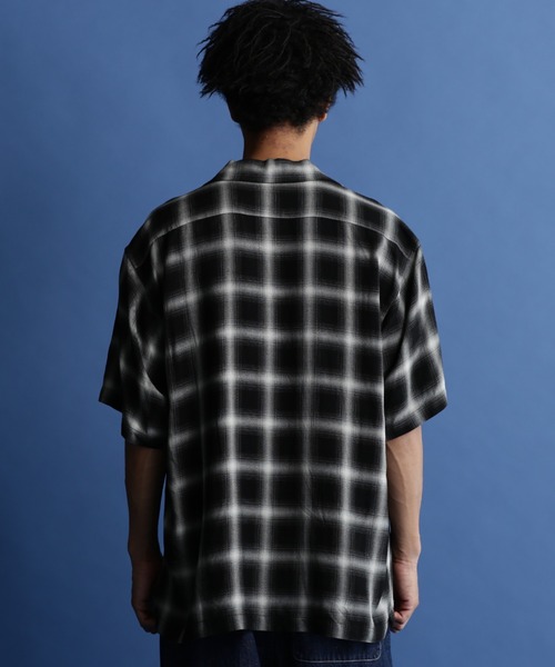 「schott」 半袖シャツ X-LARGE ブルー メンズの画像